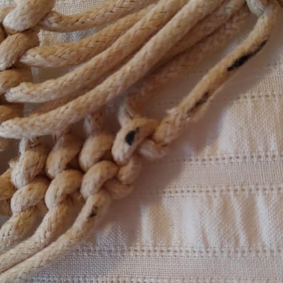 🌻Handmade Bohemian Macrame Belt with Wooden beads - Picture 6 of 6